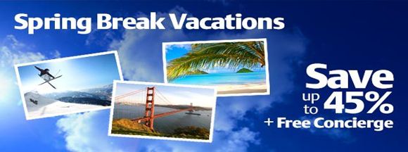 spring break travelocity